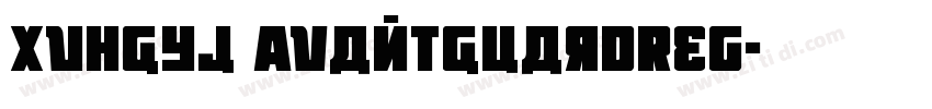 XUHGYJ AvantGuardReg字体转换
